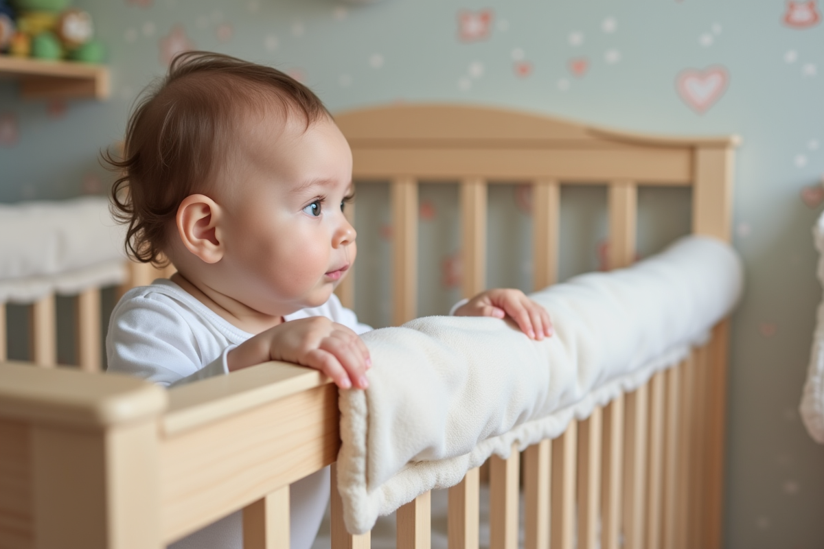 Prévention des chocs de bébé contre les barreaux du lit : méthodes et astuces