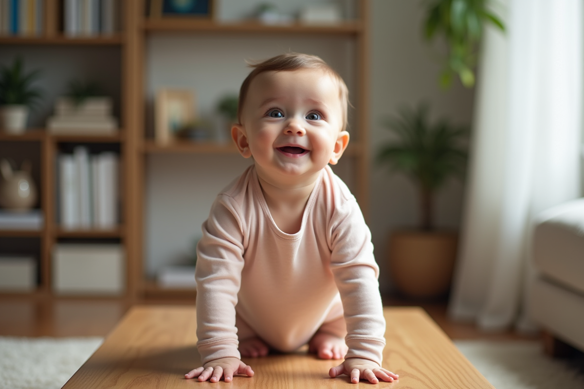 L’attrait des bébés pour la position debout : causes et bienfaits